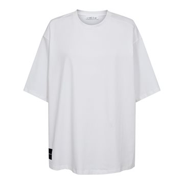Haute L' Amitié - Back Logo Loose Tee - White Black Print